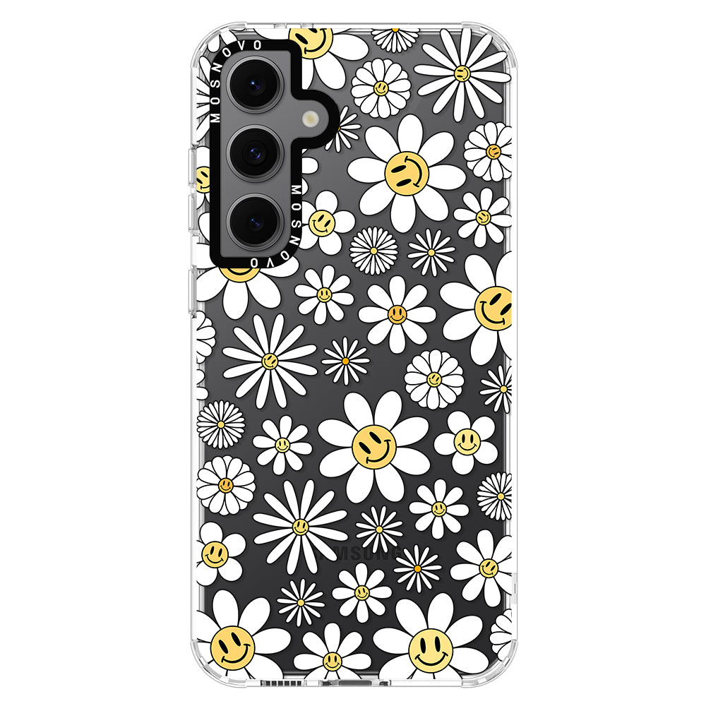 Happy Daisy Blooms Phone Case - Samsung Galaxy S24 FE Case