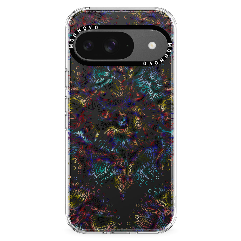 Rainbow Mandala Phone Case - Google Pixel 9 Case