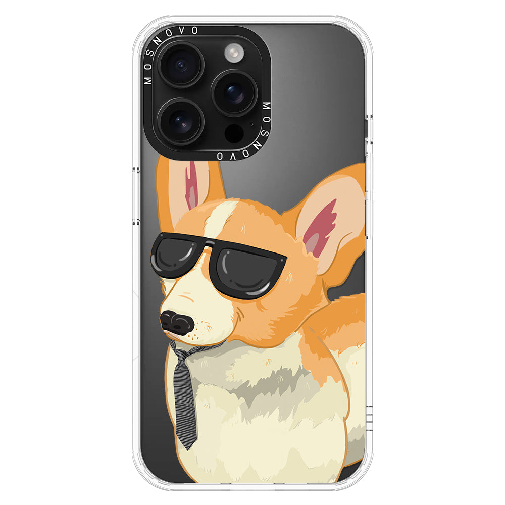 Fluffy Corgi Phone Case - iPhone 16 Pro Max Case - MOSNOVO