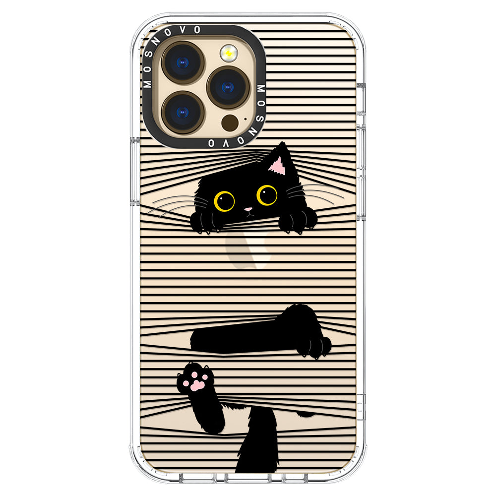 Hidden Black Cat Phone Case - iPhone 13 Pro Case