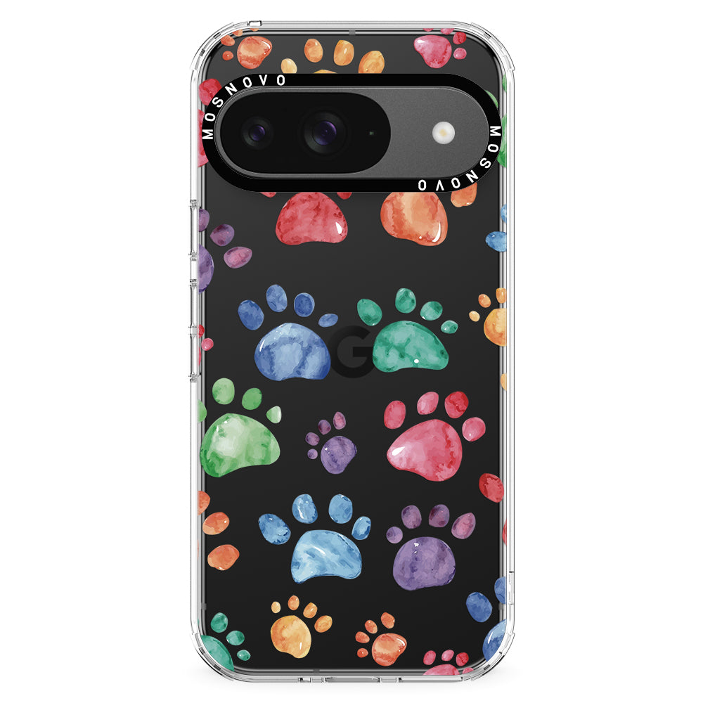 Colorful Paw Phone Case - Google Pixel 9 Case