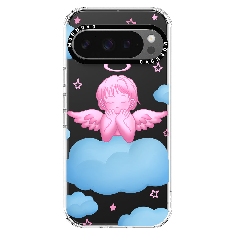 Pink Serenity Angel Phone Case - Google Pixel 9 Pro XL Case