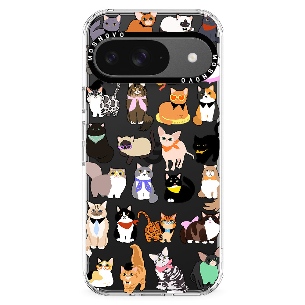 Cute Cats Phone Case - Google Pixel 9 Case