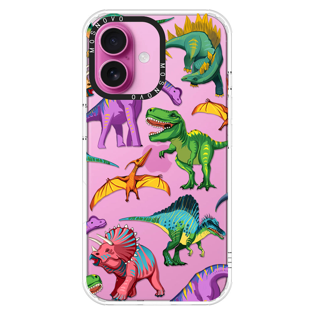 Dinosaur World Phone Case - iPhone 16 Plus Case - MOSNOVO