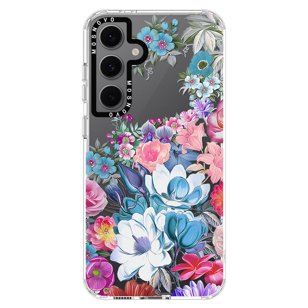 Magnolia Flower Phone Case - Samsung Galaxy S24 FE Case - MOSNOVO