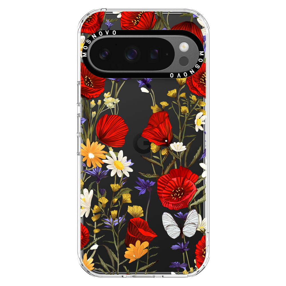 Poppy Floral Phone Case - Google Pixel 9 Pro XL Case