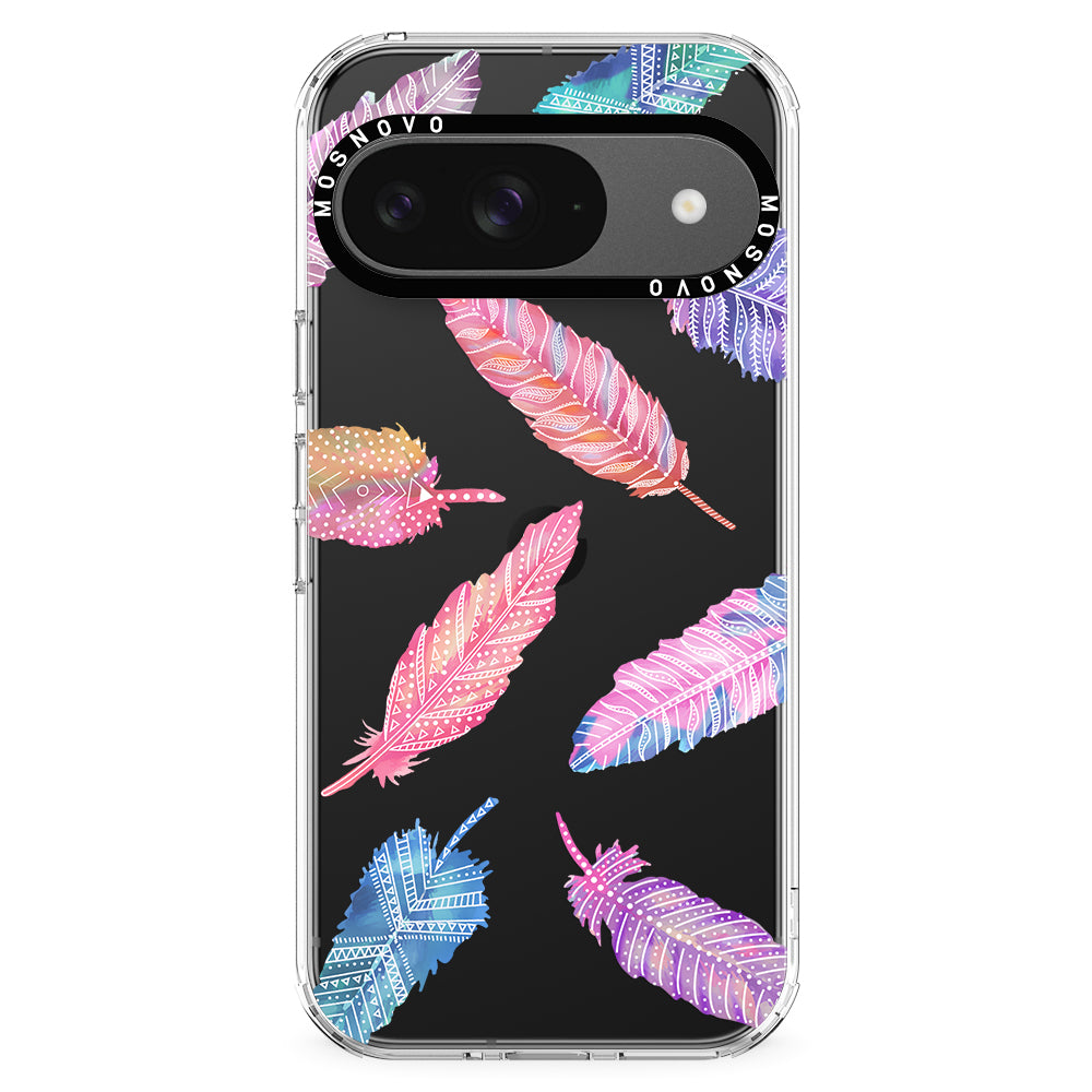 Boho Feather Phone Case - Google Pixel 9 Case