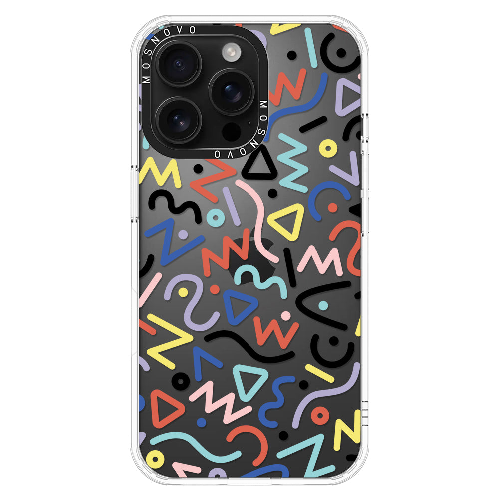 Doodle Art Phone Case - iPhone 16 Pro Max Case - MOSNOVO