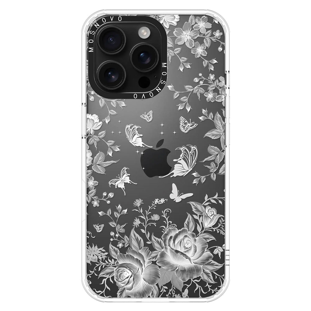 Fairy White Garden Phone Case - iPhone 16 Pro Max Case - MOSNOVO