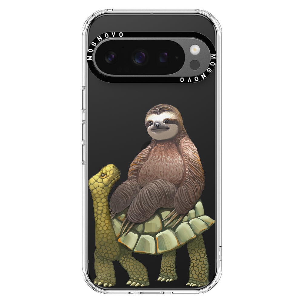 Sloth Turtle Phone Case - Google Pixel 9 Pro Case