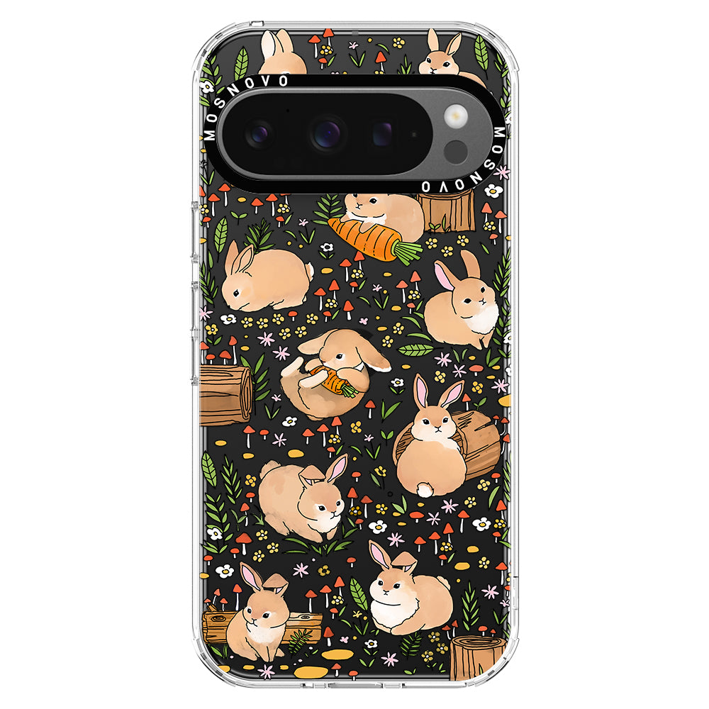 Bunny Garden Phone Case - Google Pixel 9 Pro XL Case