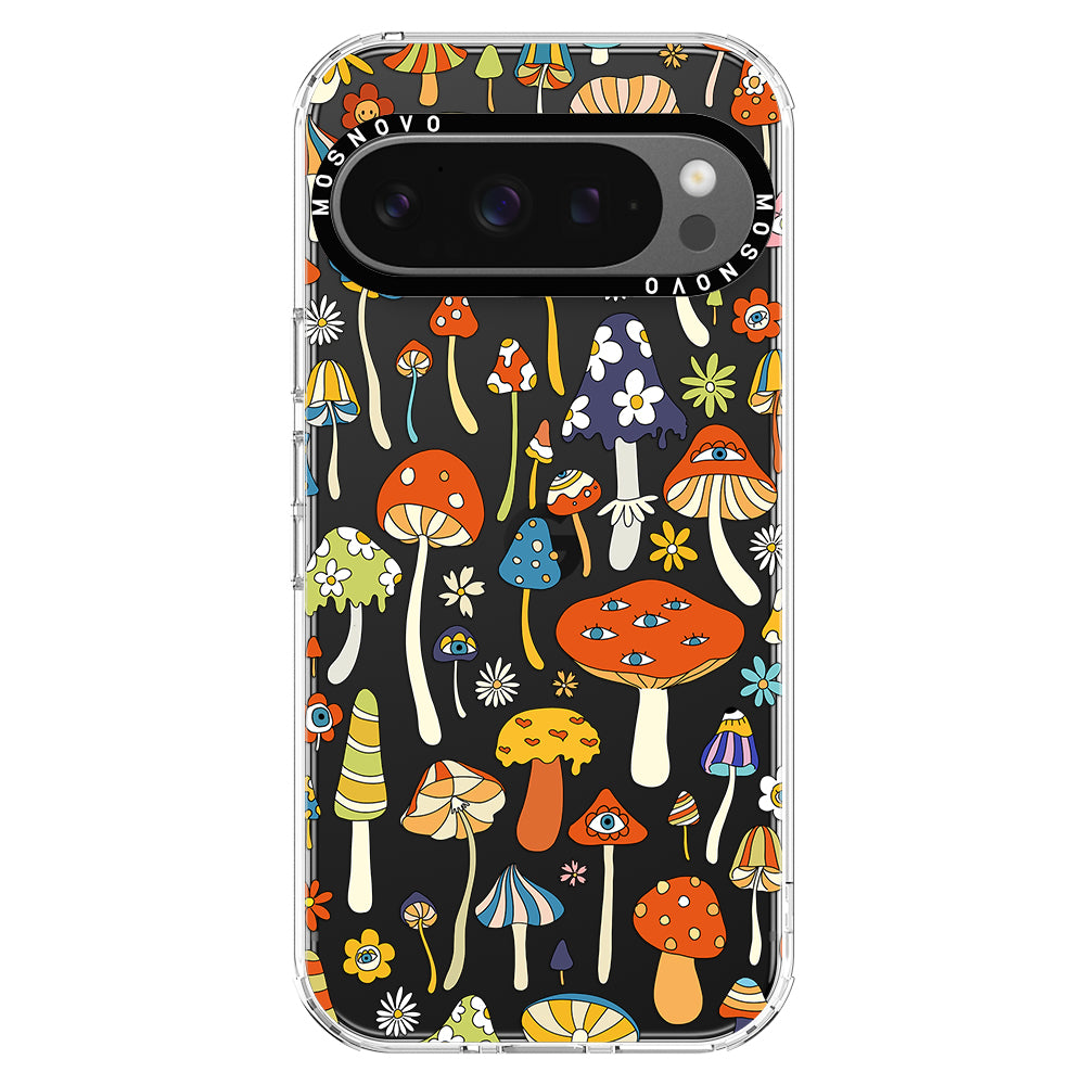 Mushroom Art Phone Case - Google Pixel 9 Pro Case