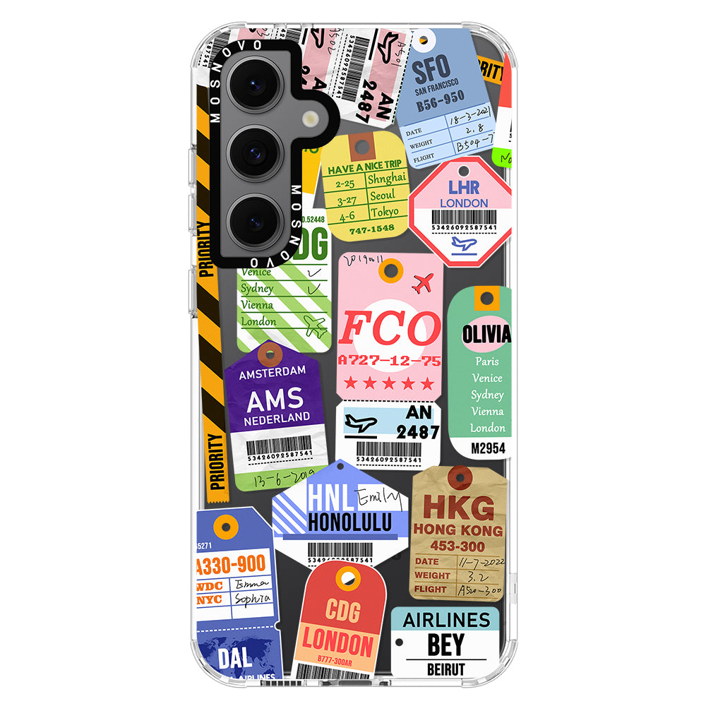 Ticket Label Phone Case - Samsung Galaxy S24 FE Case - MOSNOVO