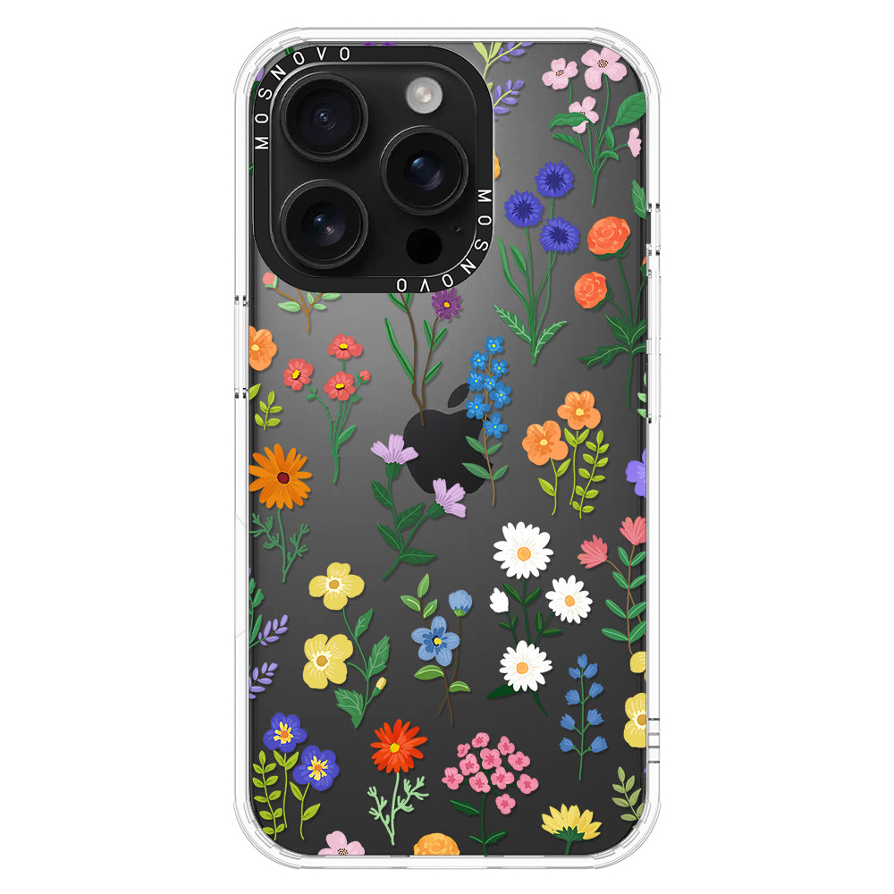 Botanical Floral Phone Case - iPhone 16 Pro Case - MOSNOVO