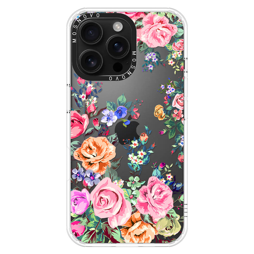 Flower Garden Phone Case - iPhone 16 Pro Max Case - MOSNOVO