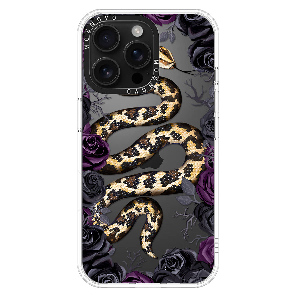 Secret Snake Garden Phone Case - iPhone 16 Pro Max Case - MOSNOVO