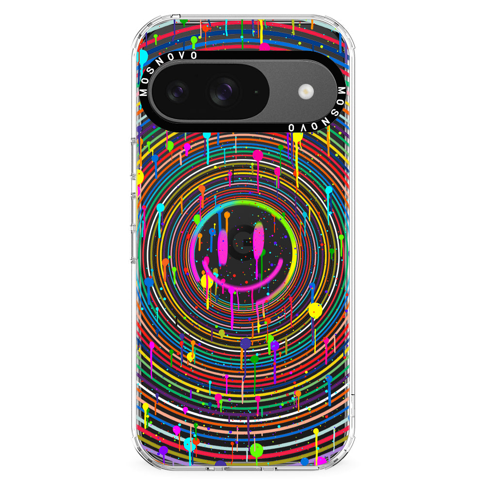 Dripping Smile Art Phone Case - Google Pixel 9 Case