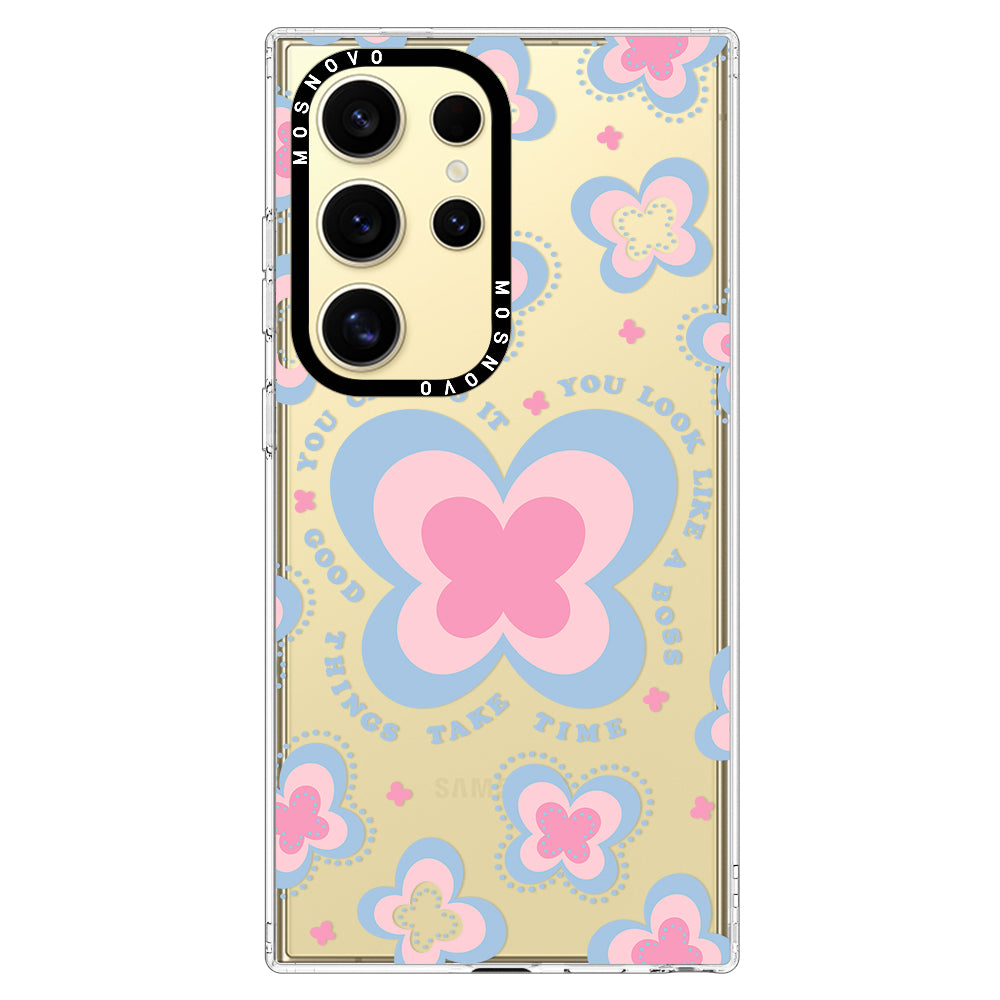 Blooming Butterflies Phone Case - Samsung Galaxy S24 Ultra Case