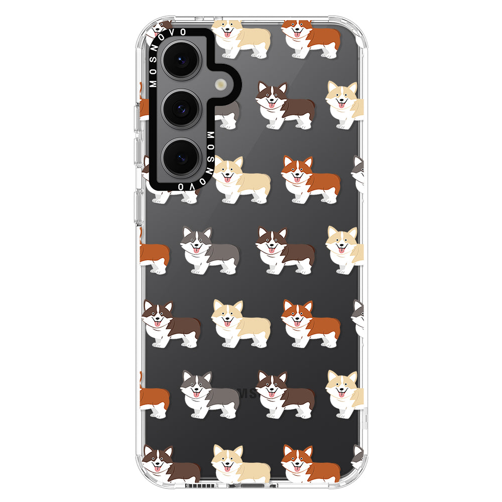 Cute Corgi Phone Case - Samsung Galaxy S24 FE Case - MOSNOVO