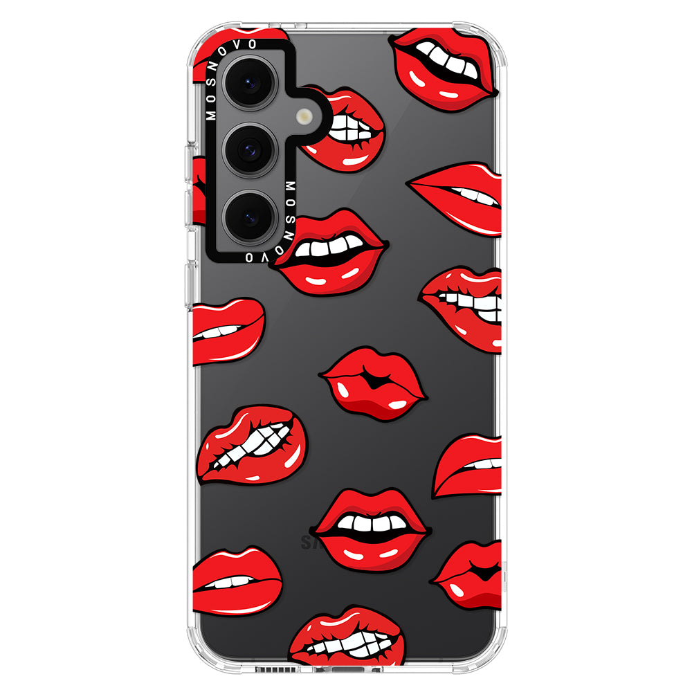 Hot Lips Phone Case - Samsung Galaxy S24 FE Case - MOSNOVO