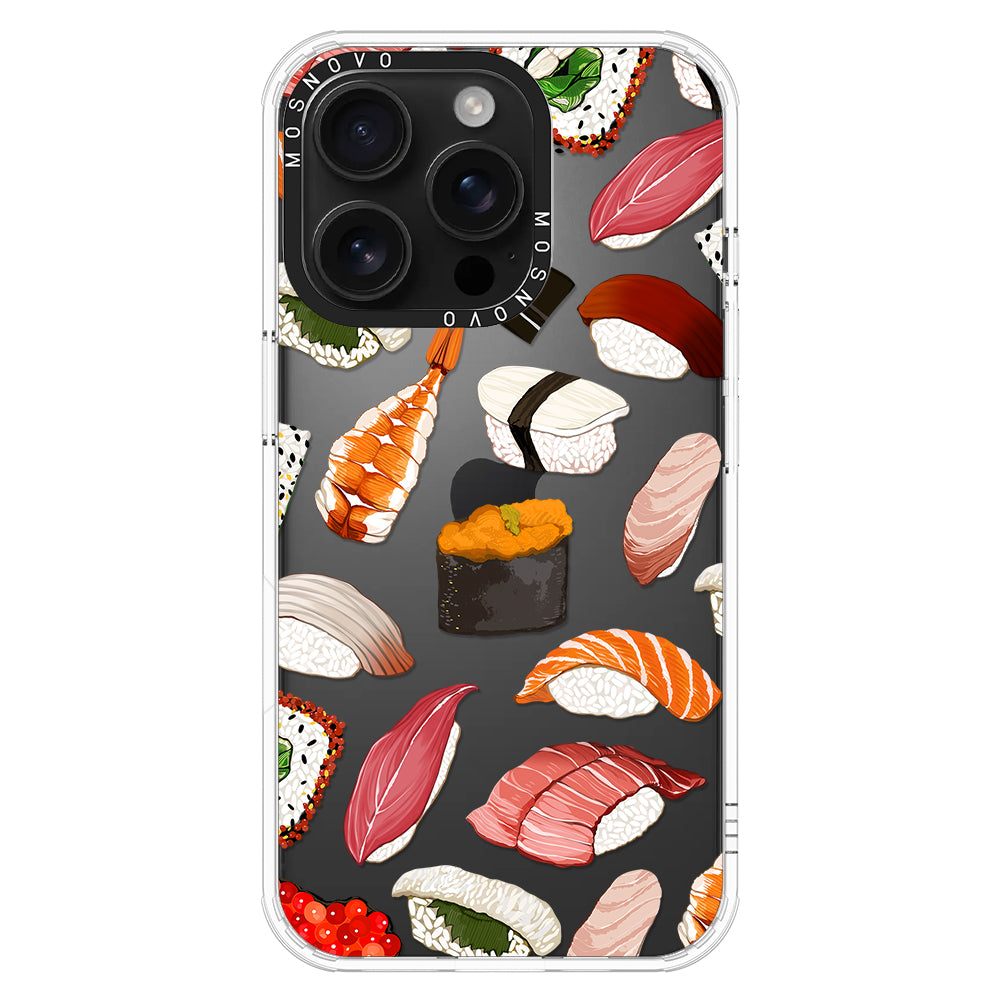 Mixed Sushi Phone Case - iPhone 16 Pro Case - MOSNOVO