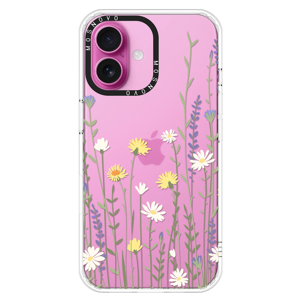 Wild Meadow Floral Phone Case - iPhone 16 Case - MOSNOVO