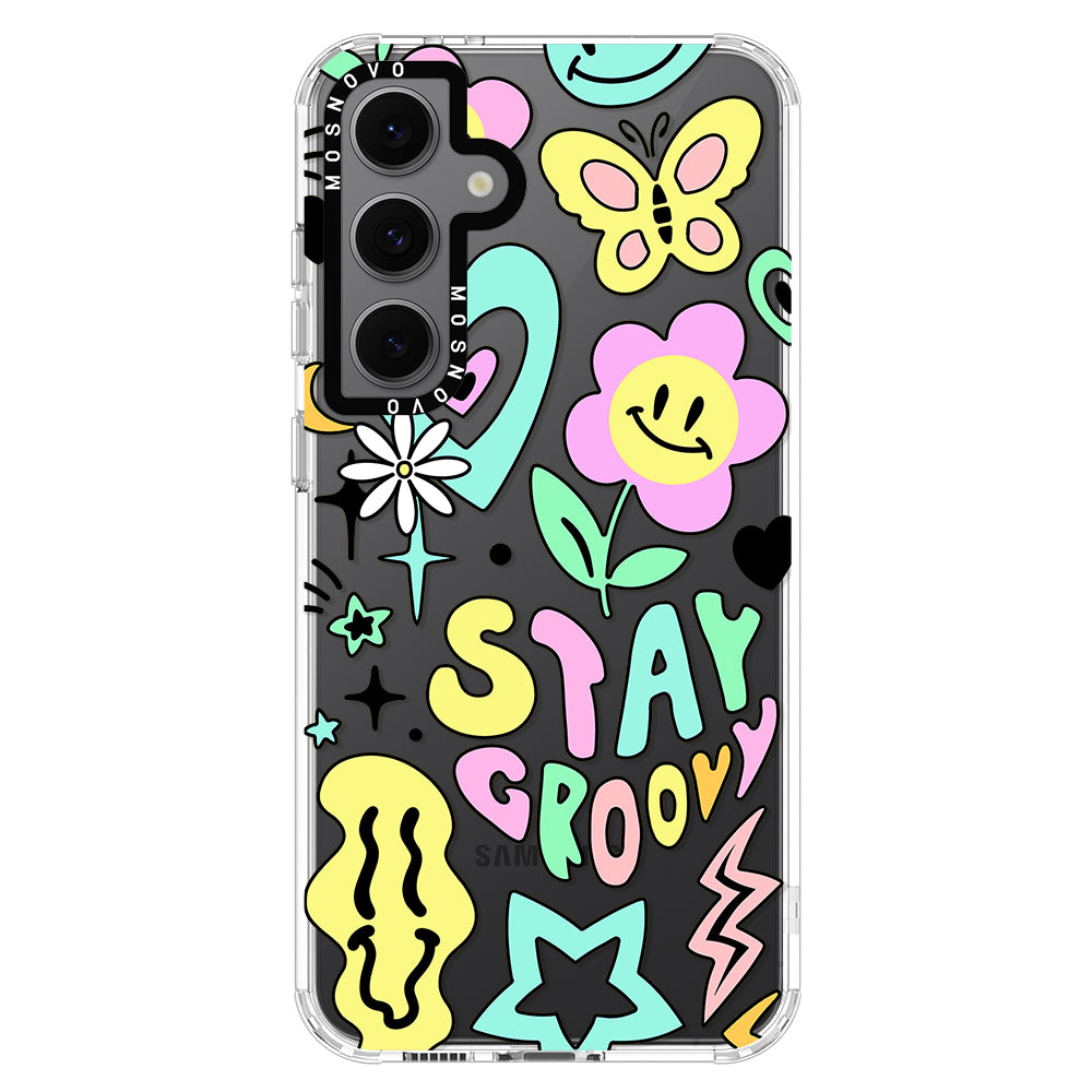 Stay Groovy Phone Case - Samsung Galaxy S24 FE Case