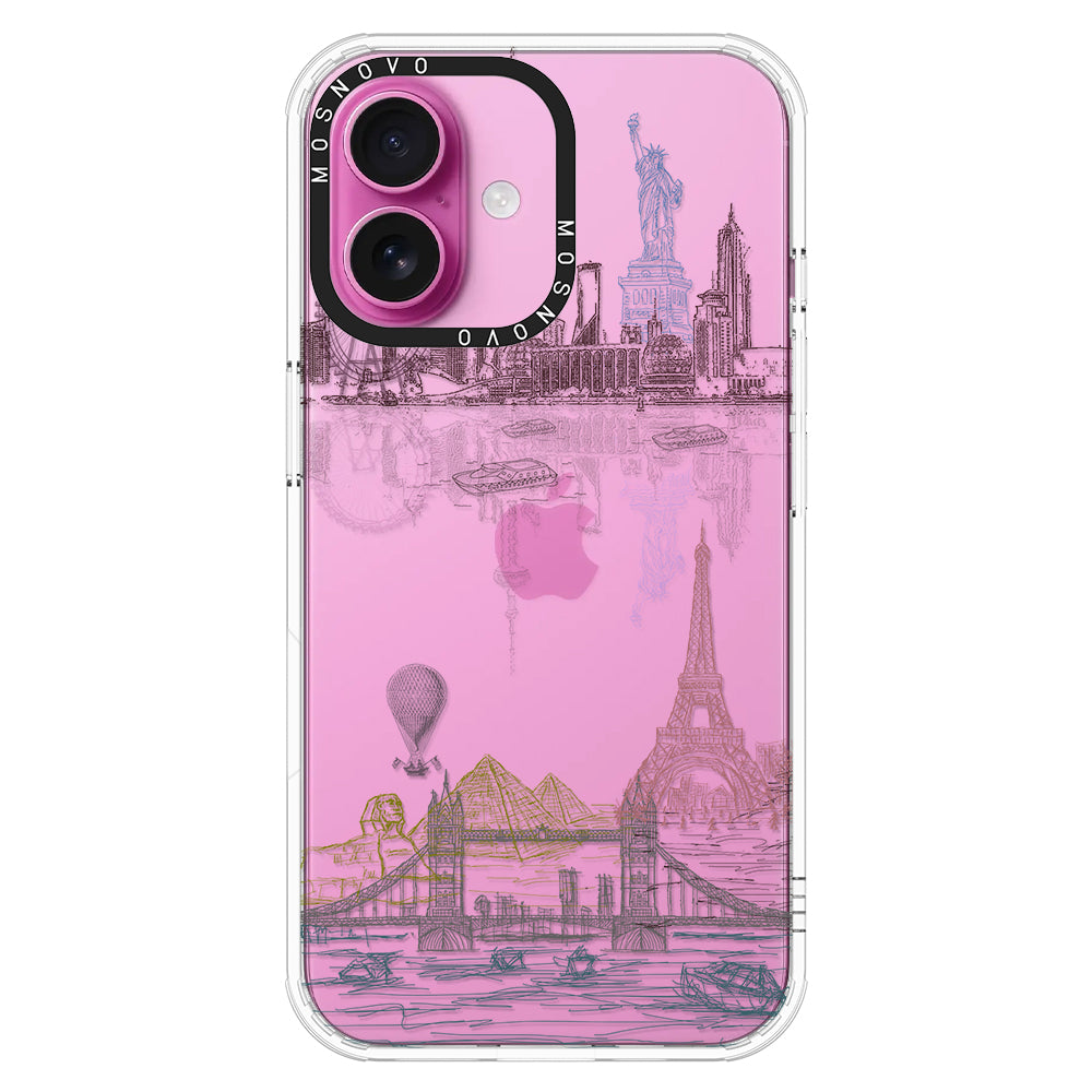 The World City Phone Case - iPhone 16 Case - MOSNOVO