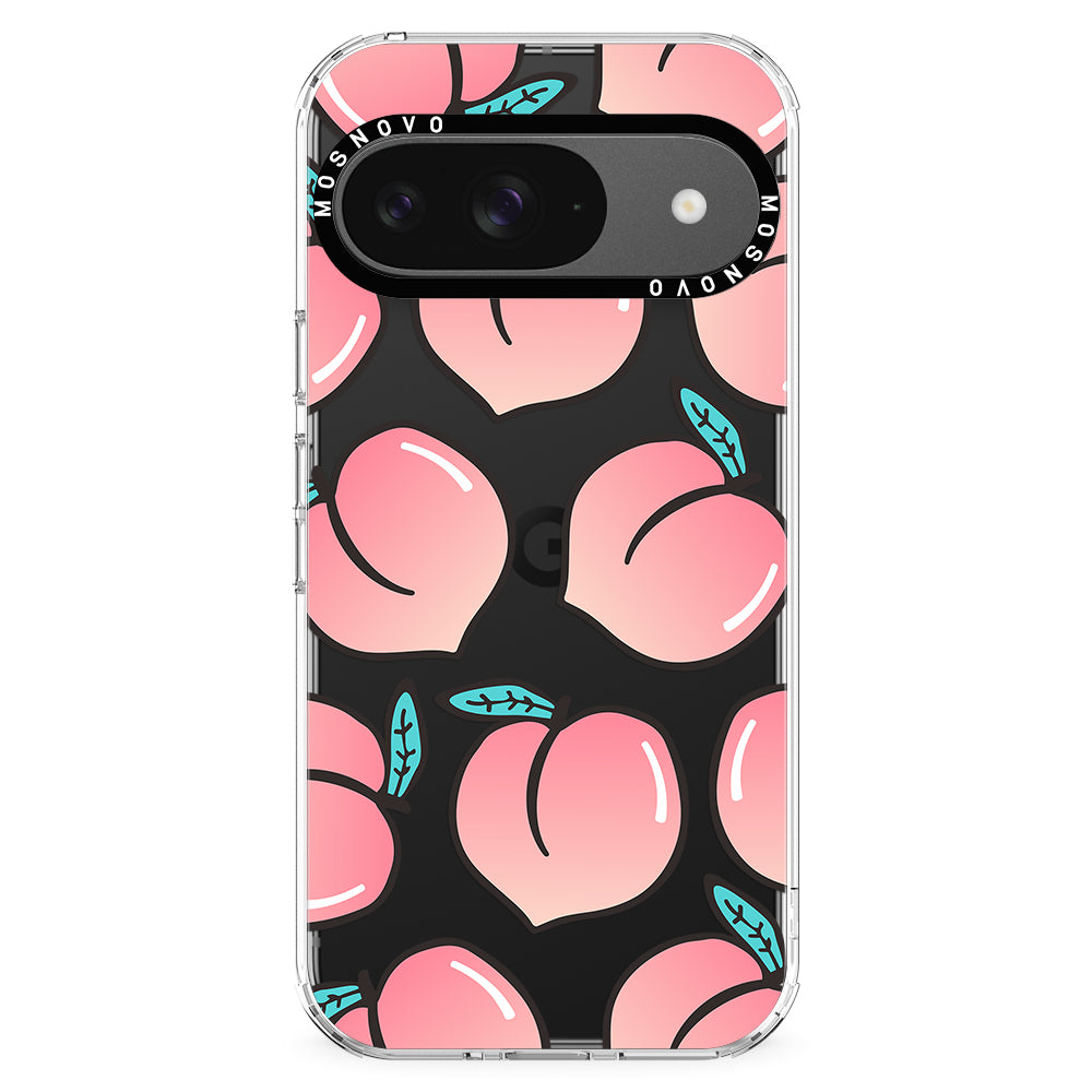 Cute Peach Phone Case - Google Pixel 9 Case