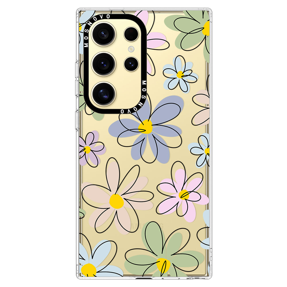 Linear Blooms Phone Case - Samsung Galaxy S24 Ultra Case