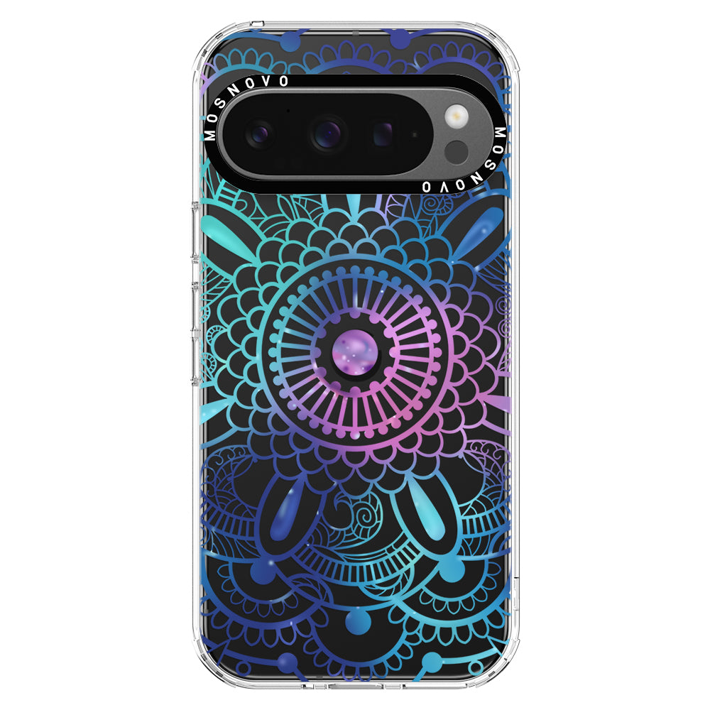 Violet Blue Mandala Phone Case - Google Pixel 9 Pro Case