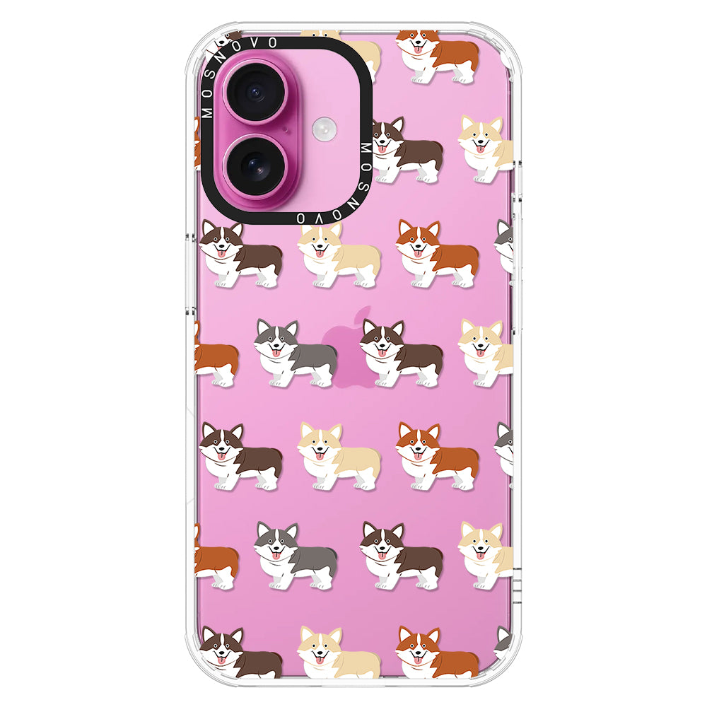 Cute Corgi Phone Case - iPhone 16 Case - MOSNOVO