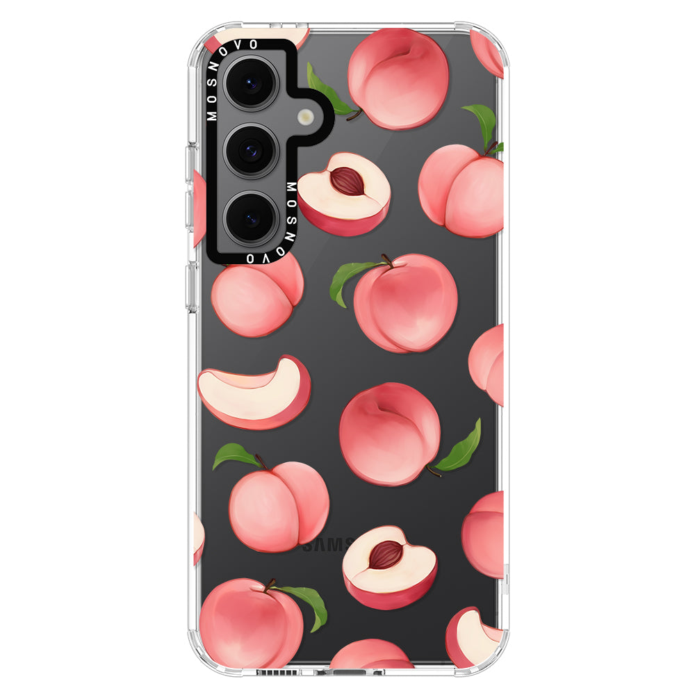 Cute Peach Phone Case - Samsung Galaxy S24 FE Case - MOSNOVO