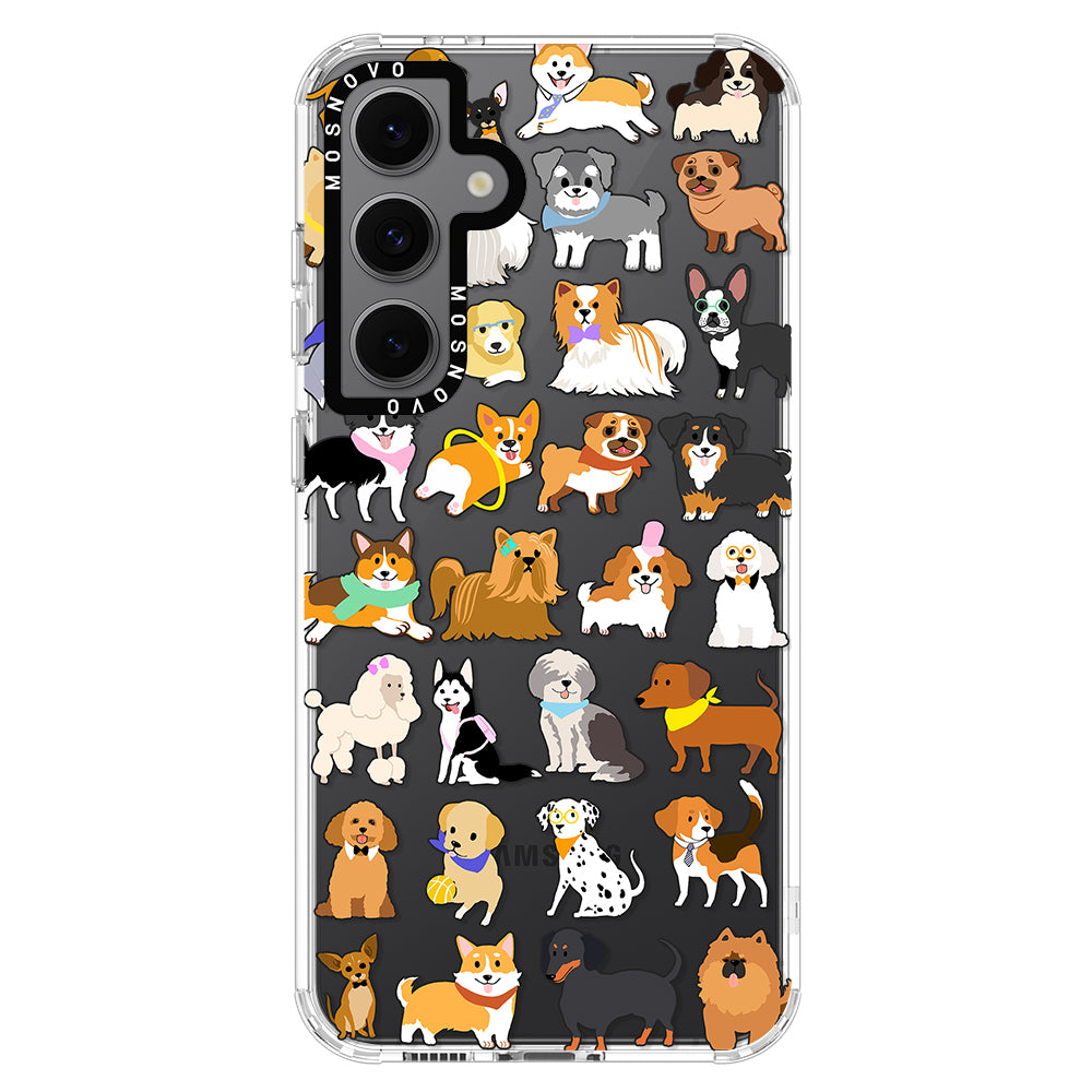 Cute Puppy Phone Case - Samsung Galaxy S24 FE Case - MOSNOVO