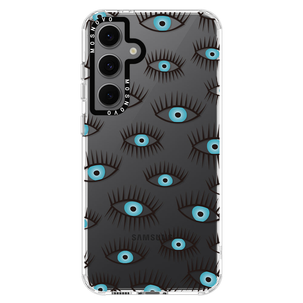 Evil Eye Phone Case - Samsung Galaxy S24 FE Case - MOSNOVO