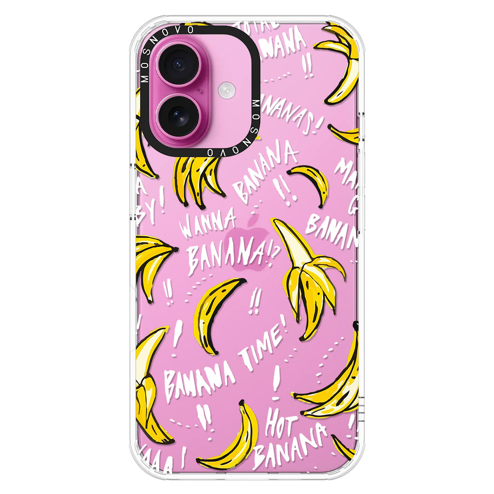 Banana Banana Phone Case - iPhone 16 Plus Case - MOSNOVO