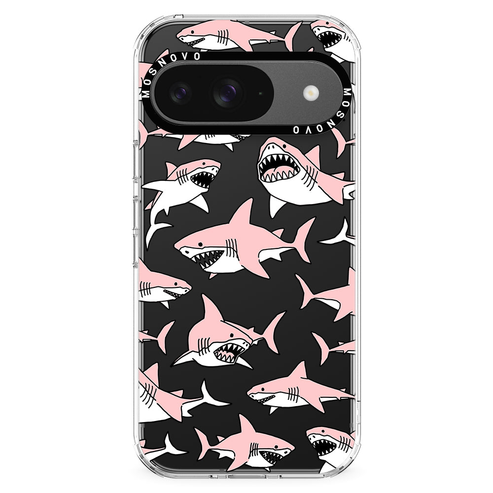 Pink Shark Phone Case - Google Pixel 9 Case