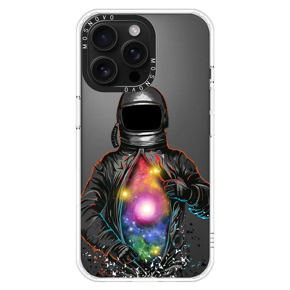 Mystery Astronaut Phone Case - iPhone 16 Pro Max Case - MOSNOVO