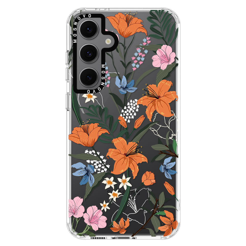 Lily Garden Phone Case - Samsung Galaxy S24 FE Case - MOSNOVO