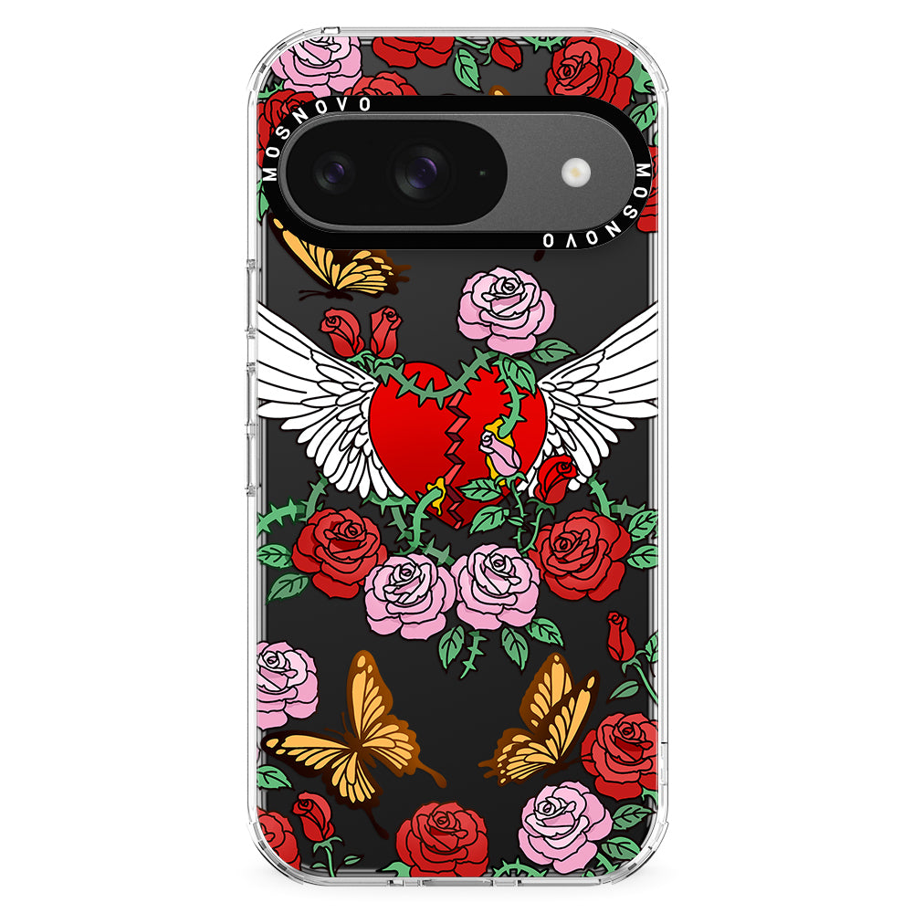 Heart With Wing Phone Case - Google Pixel 9 Case