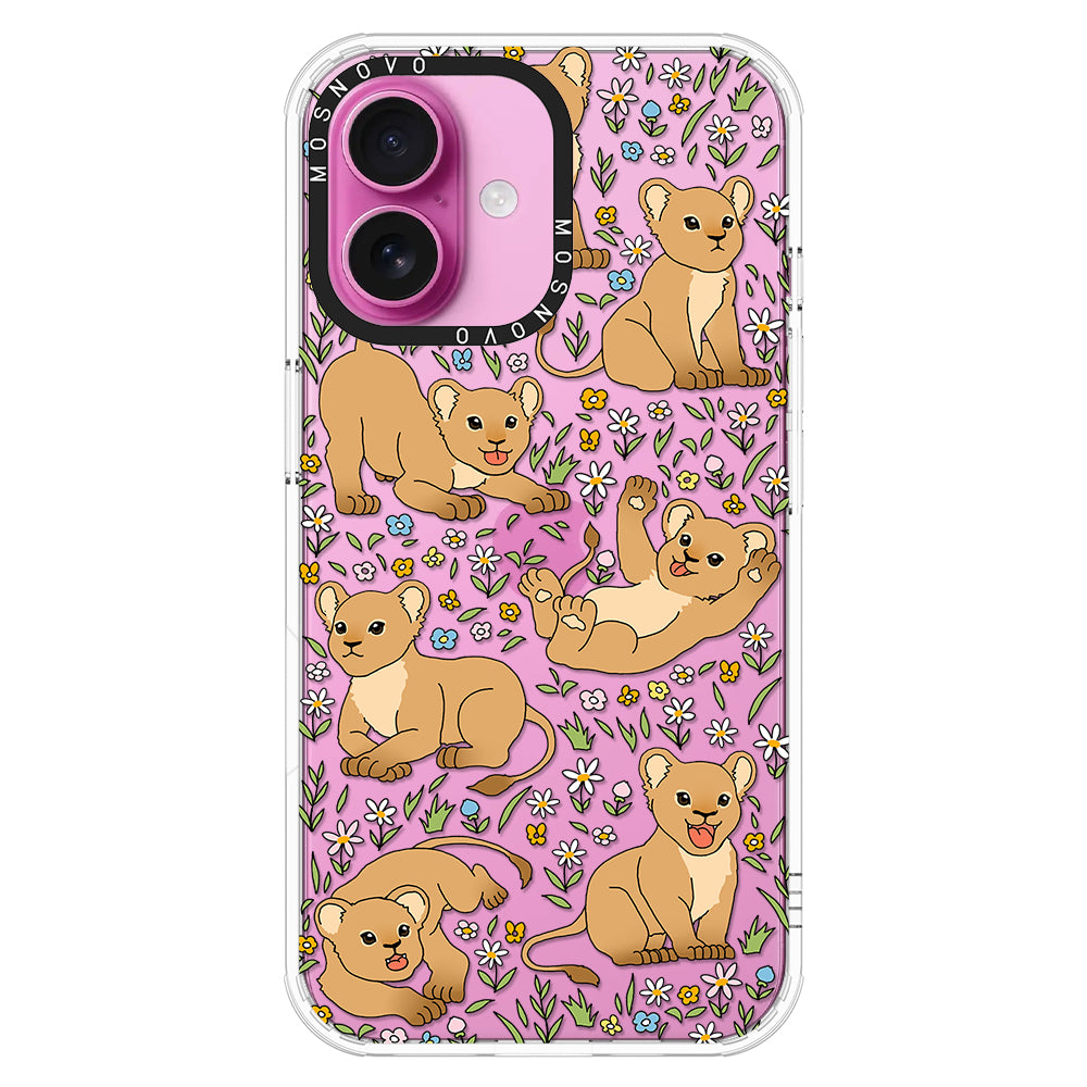 Cute Lion Phone Case - iPhone 16 Case - MOSNOVO