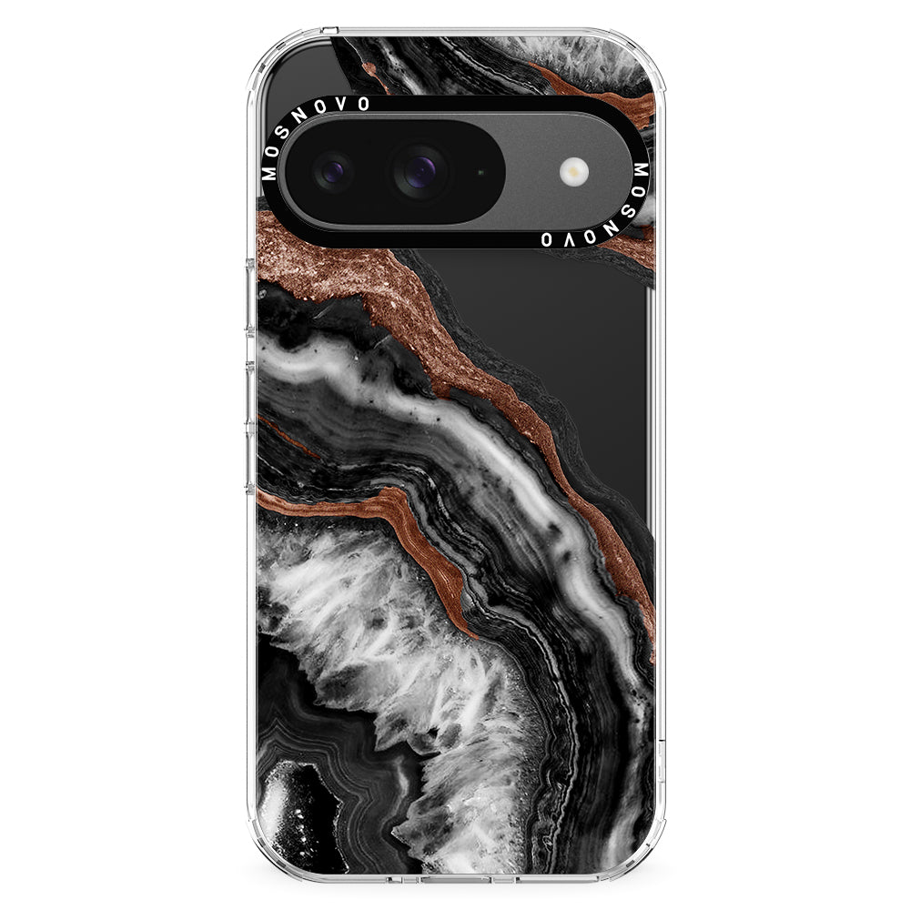 Black Agate Phone Case - Google Pixel 9 Case