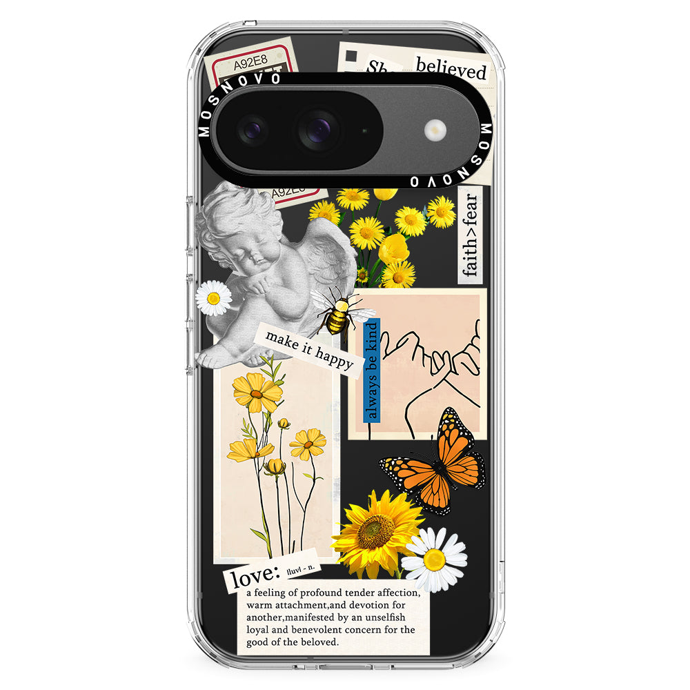 Vintage Collage Art Phone Case - Google Pixel 9 Case