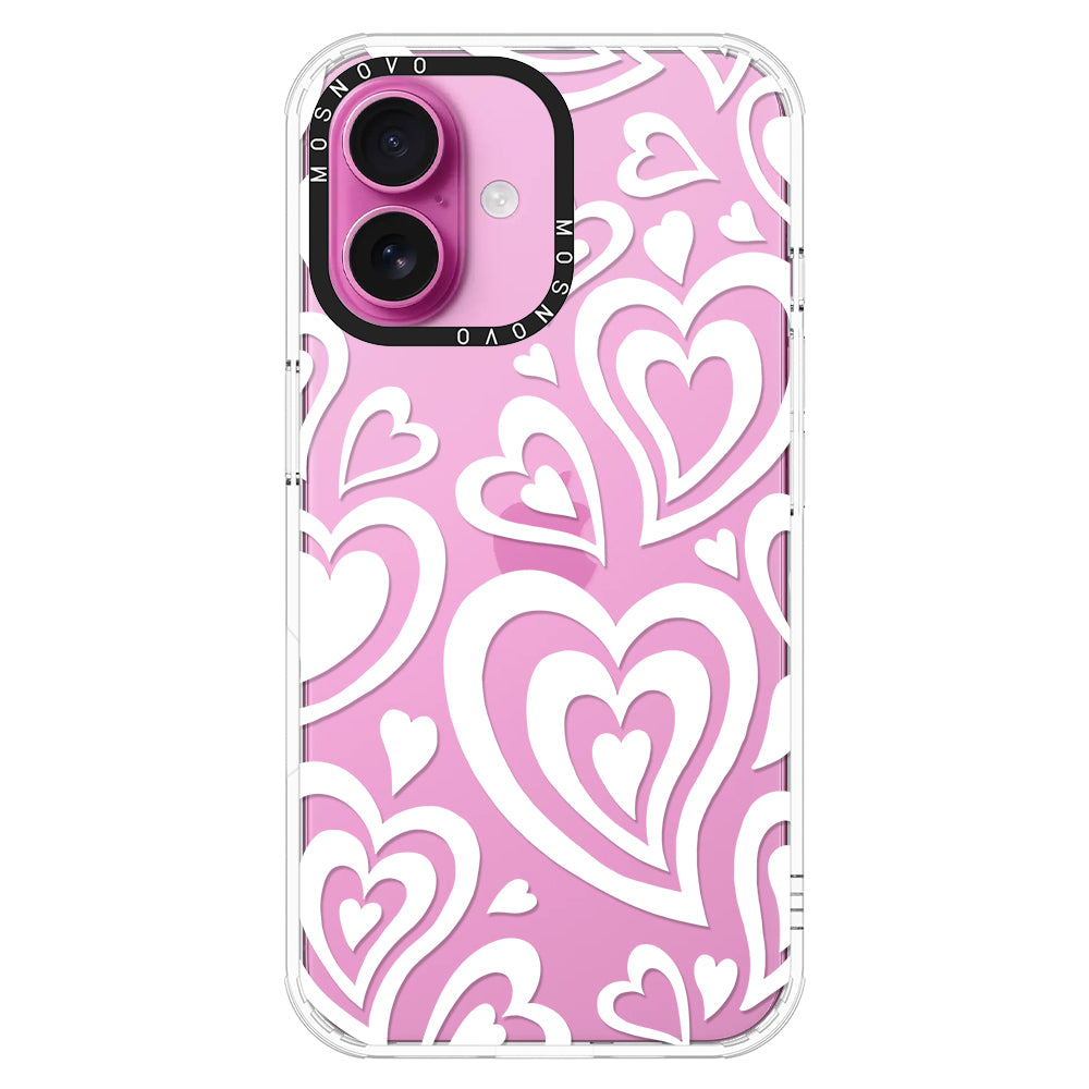 Twist Heart Phone Case - iPhone 16 Plus Case - MOSNOVO