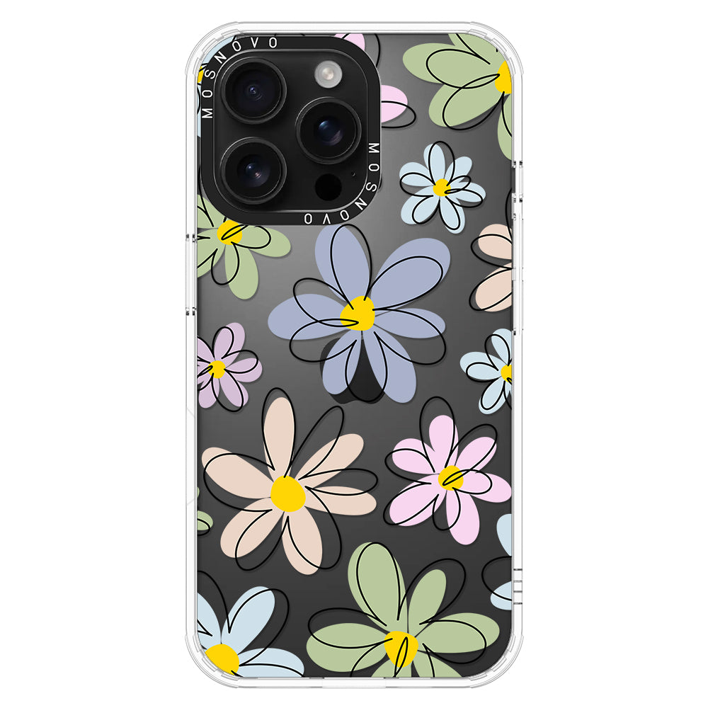 Linear Blooms Phone Case - iPhone 16 Pro Max Case