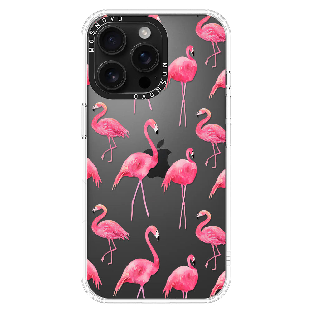 Flamingo Phone Case - iPhone 16 Pro Max Case - MOSNOVO