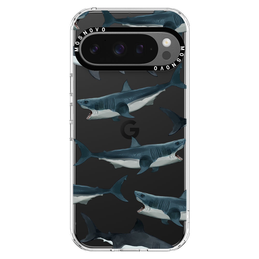 Great White Shark Phone Case - Google Pixel 9 Pro XL Case