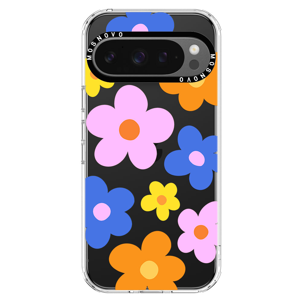 60's Groovy Flower Phone Case - Google Pixel 9 Pro Case