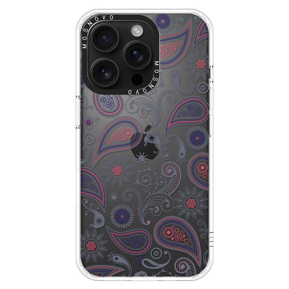 Paisley Phone Case - iPhone 16 Pro Case - MOSNOVO