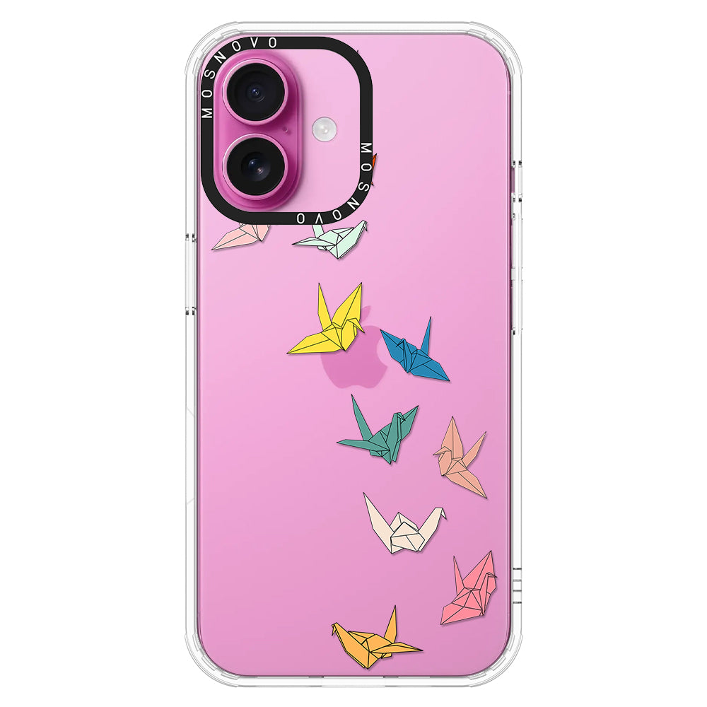 Paper Crane Phone Case - iPhone 16 Plus Case - MOSNOVO